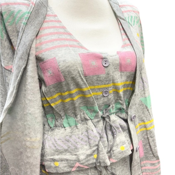 Vintage Retro 80’s 90’s Ladies Activewear Sweatshirt Top Pant Set - Picture 9 of 12